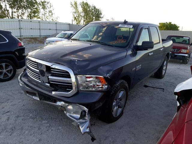 3C6RR7LT0JG265226 - 2018 RAM 1500 SLT GRAY photo 2