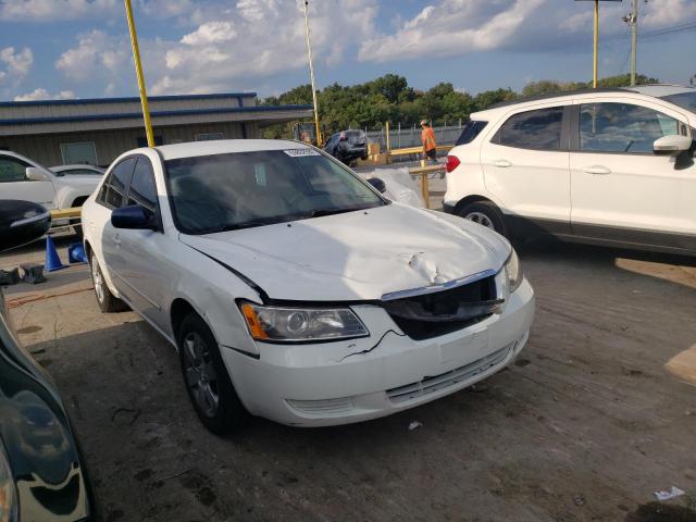 5NPET46C18H390840 - 2008 HYUNDAI SONATA GLS WHITE photo 1