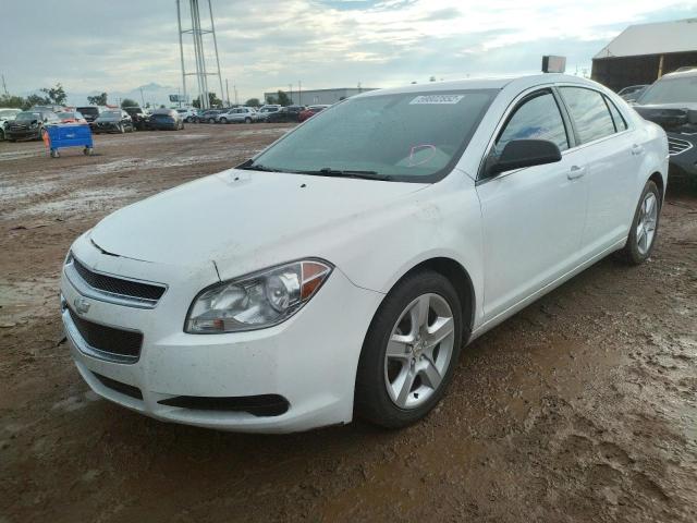 1G1ZB5E15BF123656 - 2011 CHEVROLET MALIBU LS WHITE photo 2