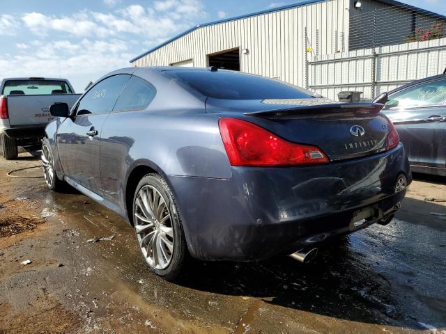 JN1CV6EL8BM262836 - 2011 INFINITI G37 BLACK photo 3