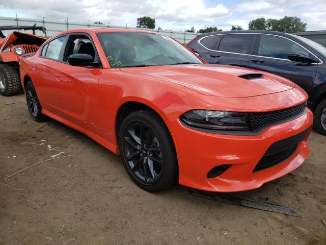 2C3CDXMG3MH626231 - 2021 DODGE CHARGER GT ORANGE photo 1