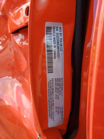 2C3CDXMG3MH626231 - 2021 DODGE CHARGER GT ORANGE photo 10