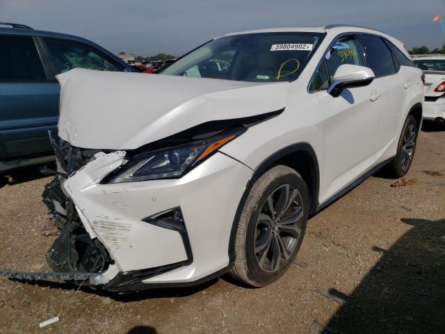 JTJDZKCA2J2011303 - 2018 LEXUS RX 350 L WHITE photo 2