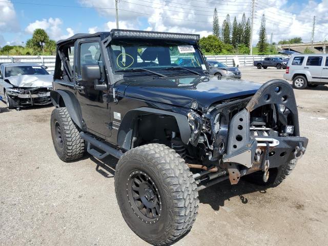 1C4AJWAG6FL616440 - 2015 JEEP WRANGLER S BLACK photo 1