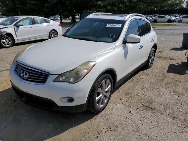 JN1AJ0HR4BM850068 - 2011 INFINITI EX35 BASE WHITE photo 2