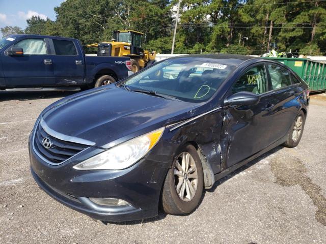 5NPEB4AC0DH662881 - 2013 HYUNDAI SONATA GLS BLUE photo 9