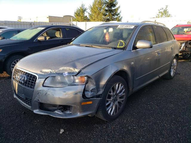 WAUKF78E78A168155 - 2008 AUDI A4 2.0T AV GRAY photo 2