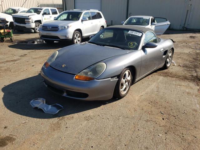 WP0CB298X1U662304 - 2001 PORSCHE BOXSTER S GRAY photo 2