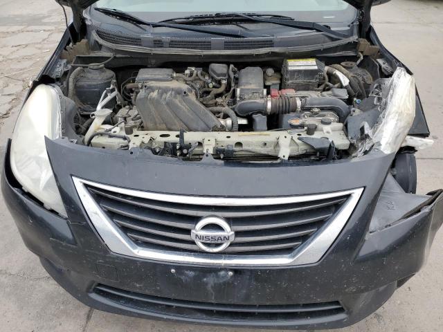 3N1CN7AP4EL870964 - 2014 NISSAN VERSA BLACK photo 7