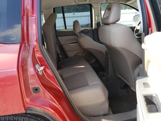 1J8FT47W57D190201 - 2007 JEEP COMPASS RED photo 6