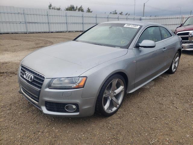 WAUWFBFR4BA043373 - 2011 AUDI A5 PRESTIG SILVER photo 2