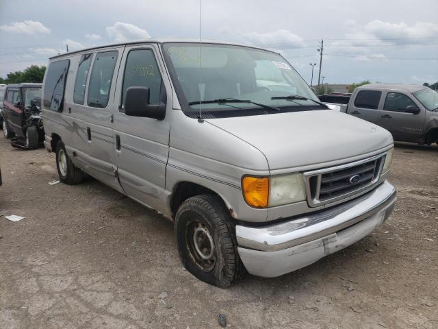 1FDRE14L33HB79137 - 2003 FORD E 150 GRAY photo 1