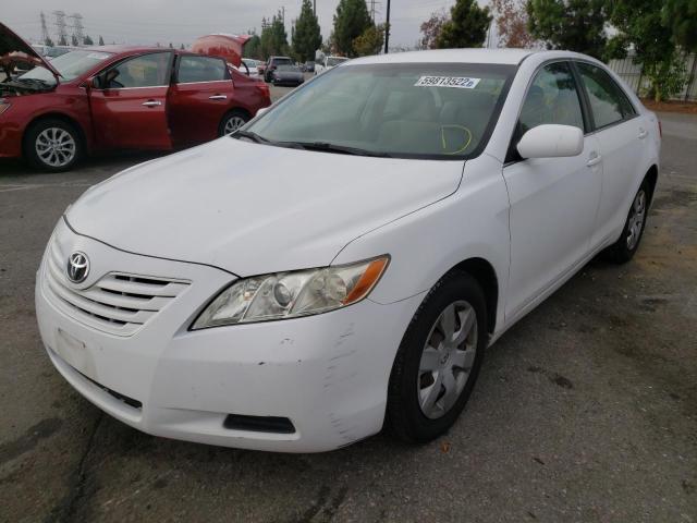 4T1BE46K67U719536 - 2007 TOYOTA CAMRY CE WHITE photo 2