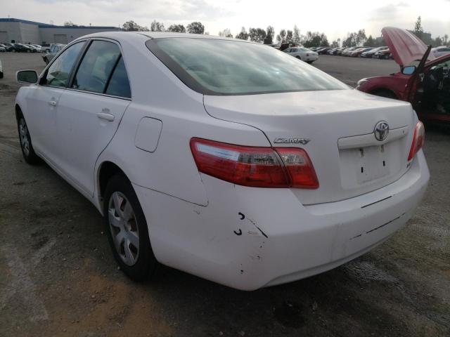 4T1BE46K67U719536 - 2007 TOYOTA CAMRY CE WHITE photo 3