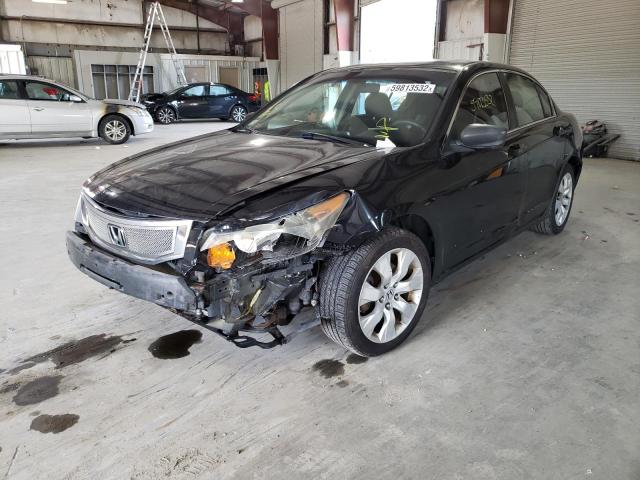 1HGCP26768A107621 - 2008 HONDA ACCORD EX BLACK photo 2