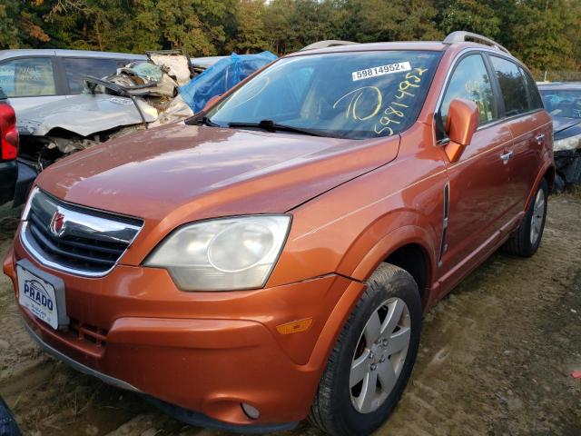 3GSDL73738S538579 - 2008 SATURN VUE XR ORANGE photo 2