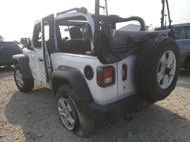 1C4GJXAG9LW180774 - 2020 JEEP WRANGLER S 白色 照片 3