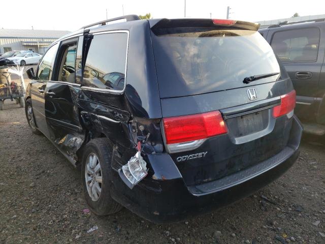 5FNRL38679B017319 - 2009 HONDA ODYSSEY EX BLACK photo 3