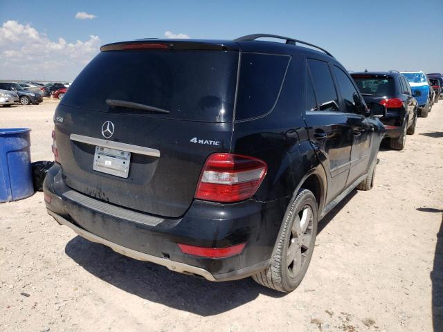 4JGBB8GB8BA730515 - 2011 MERCEDES-BENZ ML 350 4MA BLACK photo 4