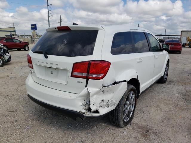 3C4PDDEG5KT779529 - 2019 DODGE JOURNEY GT WHITE photo 4