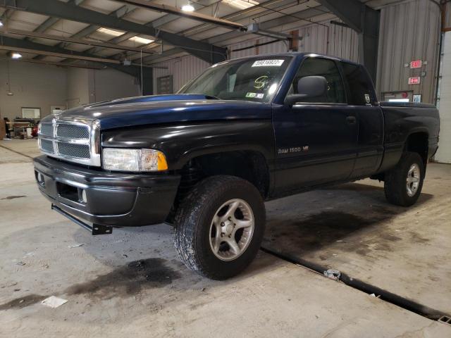 3B7HF13Y21G813541 - 2001 DODGE RAM 1500 BLUE photo 2