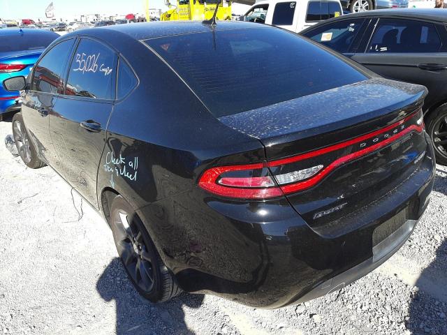 1C3CDFFA0GD796521 - 2016 DODGE DART SXT S BLACK photo 3