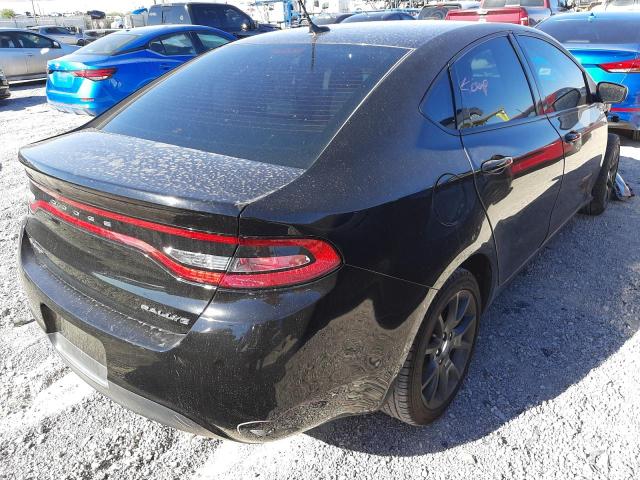 1C3CDFFA0GD796521 - 2016 DODGE DART SXT S BLACK photo 4