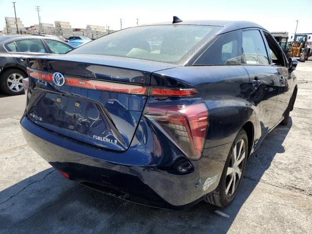 JTDBVRBD0GA000194 - 2016 TOYOTA MIRAI BLUE photo 4