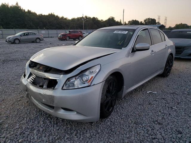 JNKCV61E89M300188 - 2009 INFINITI G37 BASE SILVER photo 2