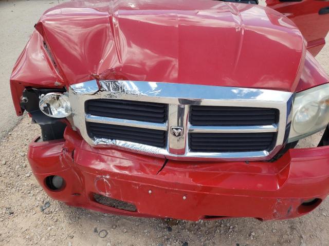 1D7HW48P07S148681 - 2007 DODGE DAKOTA QUA RED photo 7