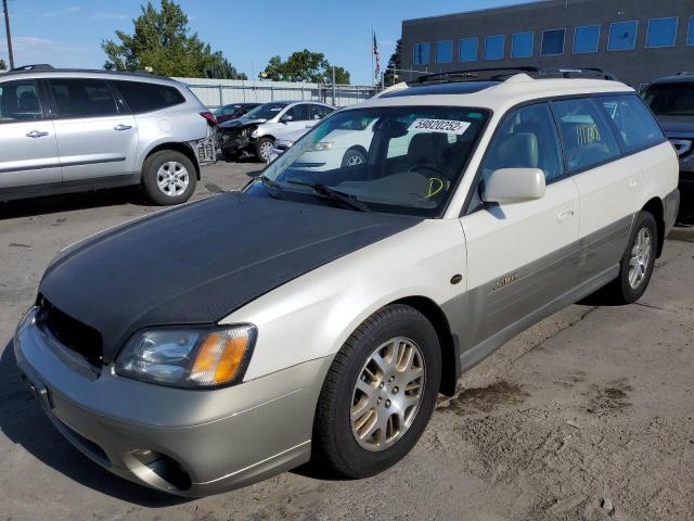 4S3BH806817675012 - 2001 SUBARU LEGACY OUT WHITE photo 2