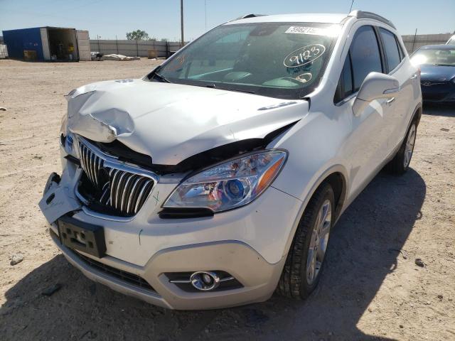 KL4CJBSB1GB709811 - 2016 BUICK ENCORE CON WHITE photo 2