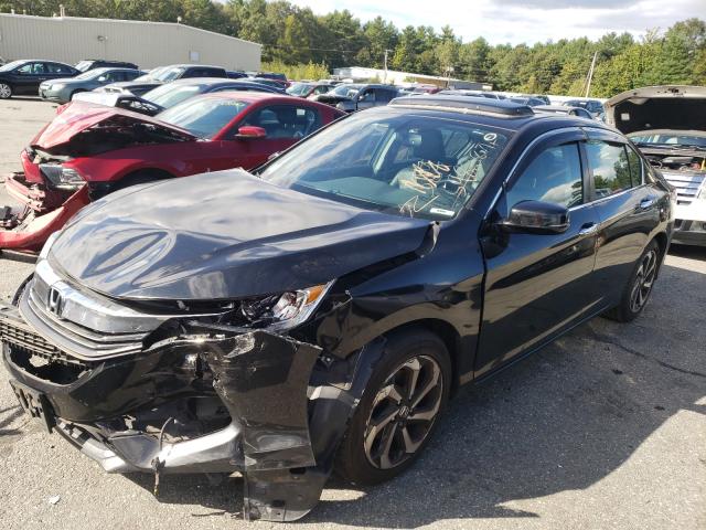 1HGCR2F88GA173895 - 2016 HONDA ACCORD EXL BLACK photo 2