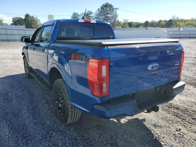 1FTER4FH9KLB17562 - 2019 FORD RANGER XL BLUE photo 3