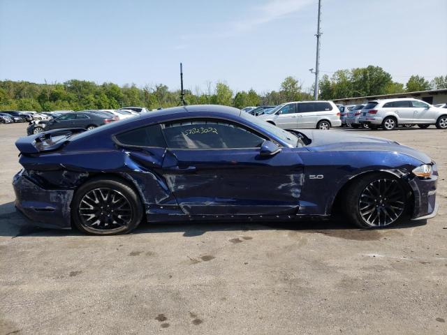 1FA6P8CFXJ5101688 - 2018 FORD MUSTANG GT BLUE photo 9