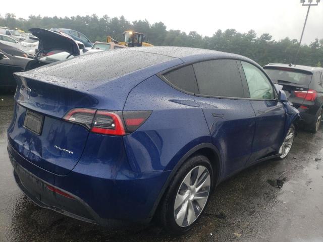 5YJYGDEE0MF083818 - 2021 TESLA MODEL Y أزرق صورة 4