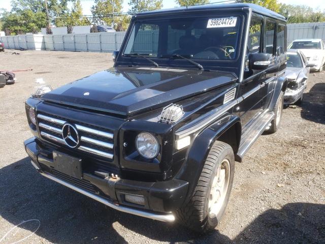 WDCYR46E53X140652 - 2003 MERCEDES-BENZ G 55 AMG BLACK photo 2