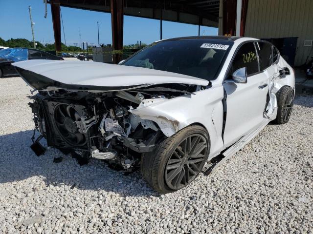 KMTG34LA4KU040094 - 2019 GENESIS G70 ELITE WHITE photo 2