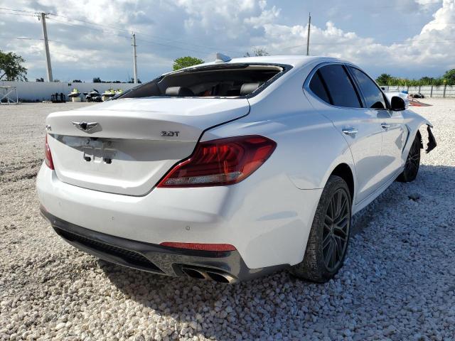 KMTG34LA4KU040094 - 2019 GENESIS G70 ELITE WHITE photo 4