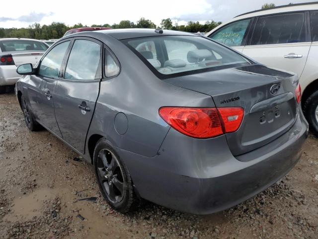 KMHDU46D88U526142 - 2008 HYUNDAI ELANTRA GRAY photo 3