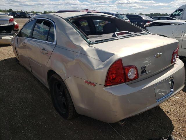 1G1ZC5EB1AF128390 - 2010 CHEVROLET MALIBU 1LT 棕色 照片 3