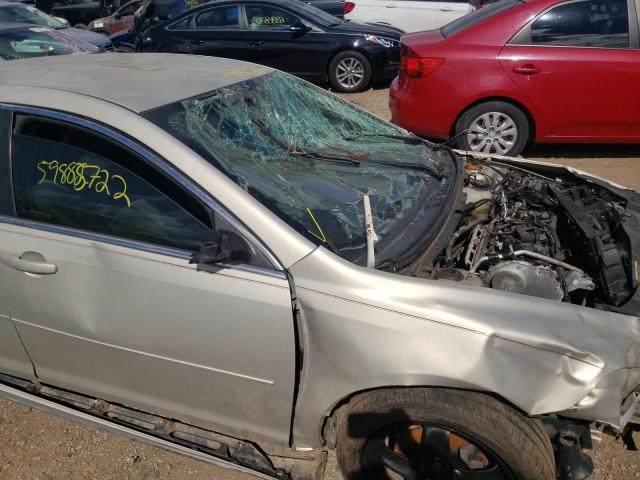 1G1ZC5EB1AF128390 - 2010 CHEVROLET MALIBU 1LT 棕色 照片 9