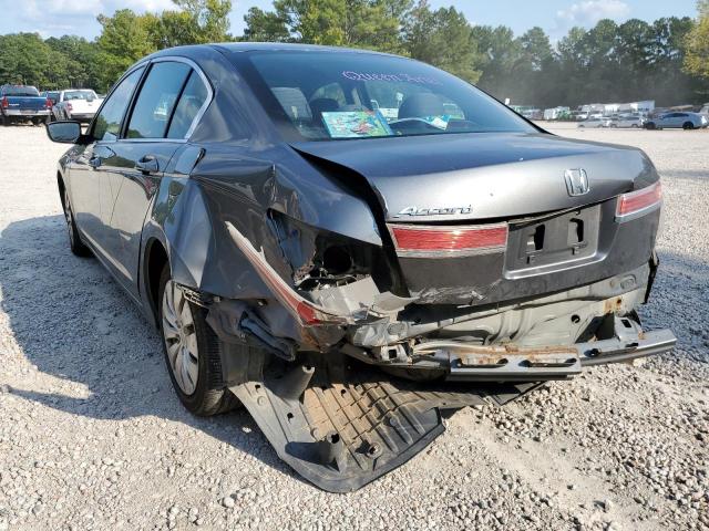 1HGCP2F37CA154260 - 2012 HONDA ACCORD LX GRAY photo 9