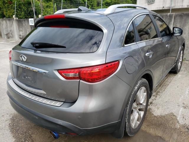 JN8AS1MW3CM153976 - 2012 INFINITI FX35 GRAY photo 4