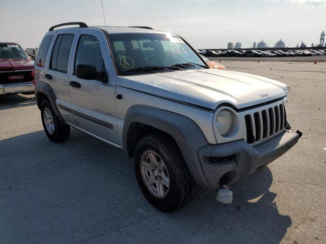 1J4GK48K23W651776 - 2003 JEEP LIBERTY SP SILVER photo 1