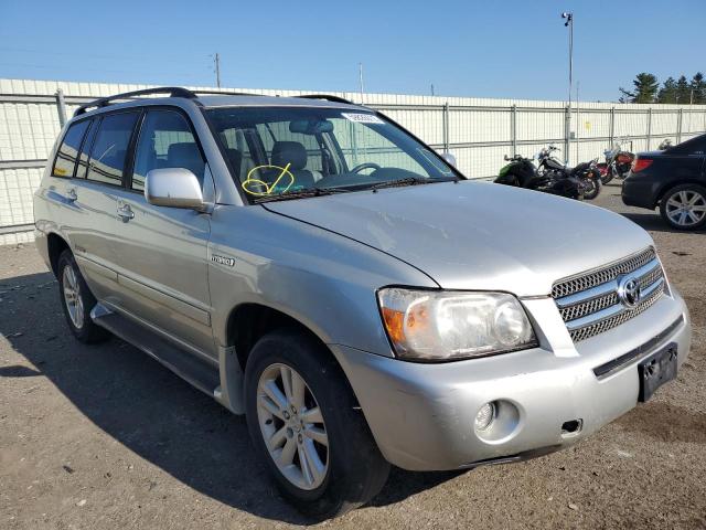 JTEEW21A460018335 - 2006 TOYOTA HIGHLANDER SILVER photo 1