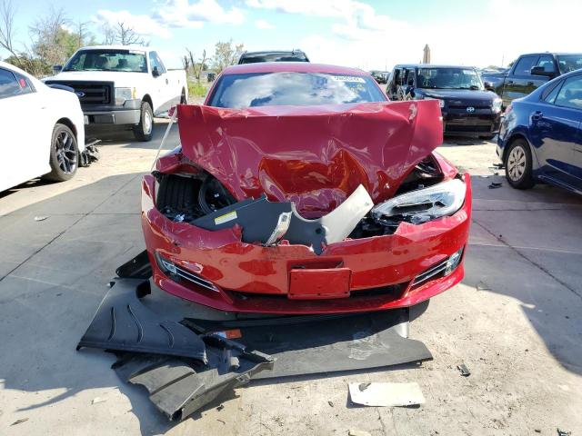 5YJSA1E18GF148681 - 2016 TESLA MODEL S Կարմիր լուսանկար 9