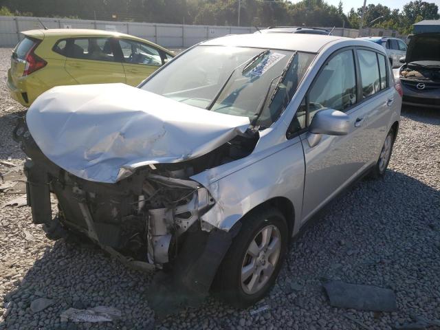 3N1BC13E67L350813 - 2007 NISSAN VERSA S SILVER photo 2