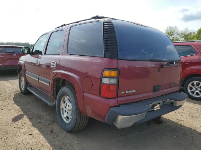 1GNEK13T65J129946 - 2005 CHEVROLET TAHOE K150 BURGUNDY photo 3