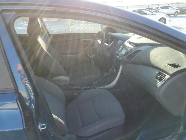 KMHDH4AE2FU424501 - 2015 HYUNDAI ELANTRA BLUE photo 5